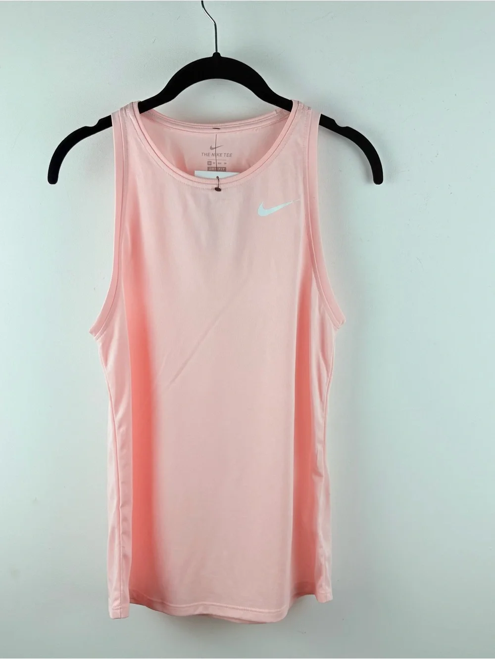 Nike Womens Pink Dri-FIT Race Running Singlet Tank Top Athletic Yoga Exercise XS